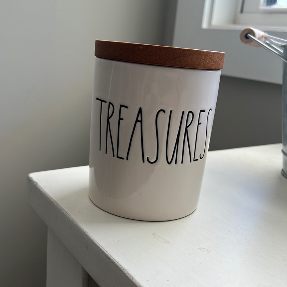 Rae dunn treasures canister brand new